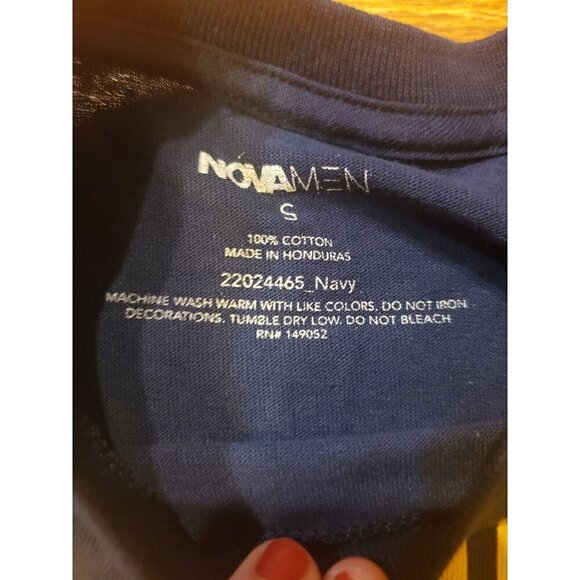 Fashion Nova Men T-shirt Men's Size Small Los Angeles Grim Reaper Navy Blue NWOT - Picture 3 of 5